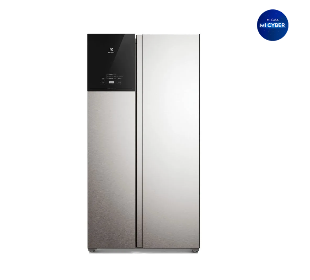 Refrigerador Electrolux 624L No Frost Side by Side Inverter Efficient AutoSense ES60S Inox