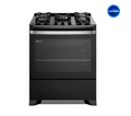 Cocina a Gas 5 Platos Electrolux Parrillas Hierro Fundido y PerfectCook F5EPB Negra