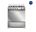 Cocina a Gas 5 Platos Electrolux Efficient VaporBake, Triple Llama y Grill FE5SXC Inox