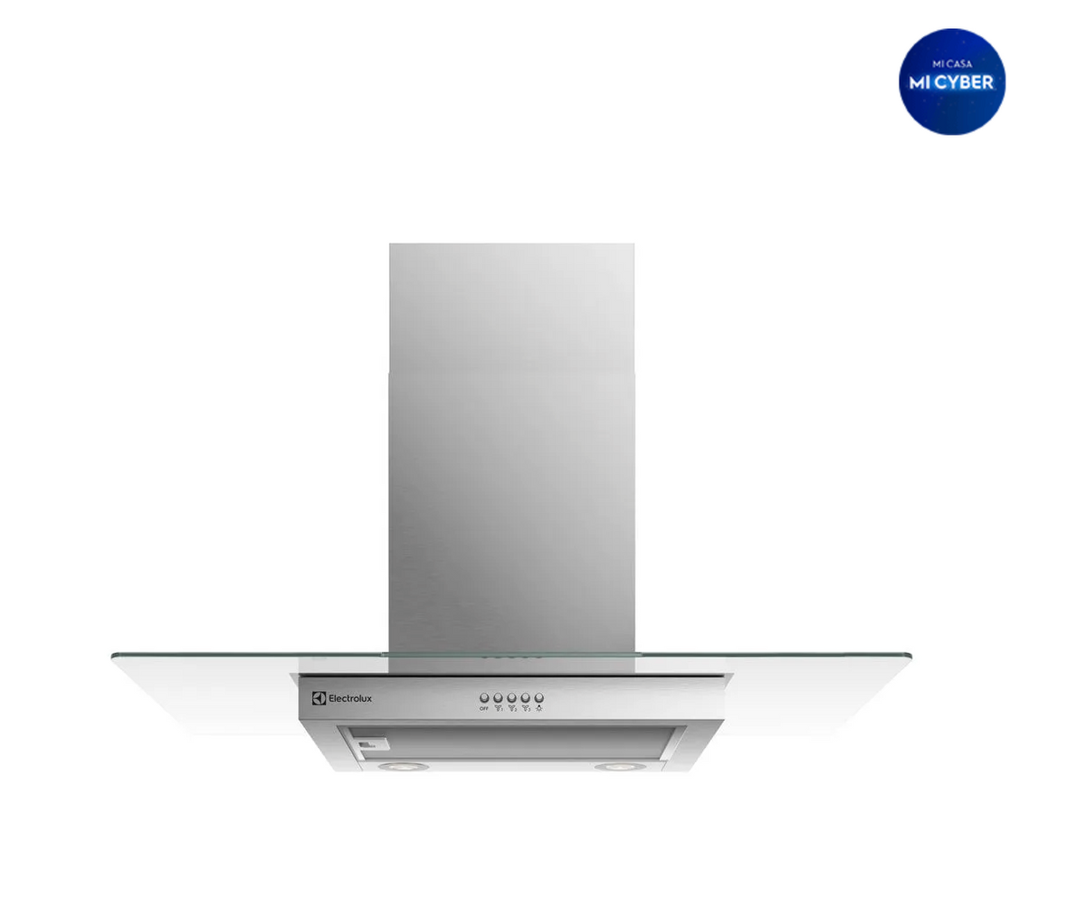 Campana Cocina Pared Electrolux Decorativa 90cm Efficient Luz LED CE9VX Inox