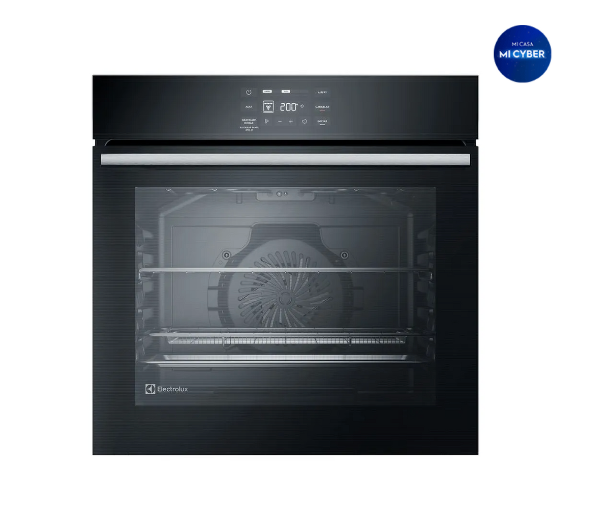 Horno Empotrable Eléctrico Electrolux 80L Experience Air Fryer, PerfectCook360 y Panel Touch OE8EA