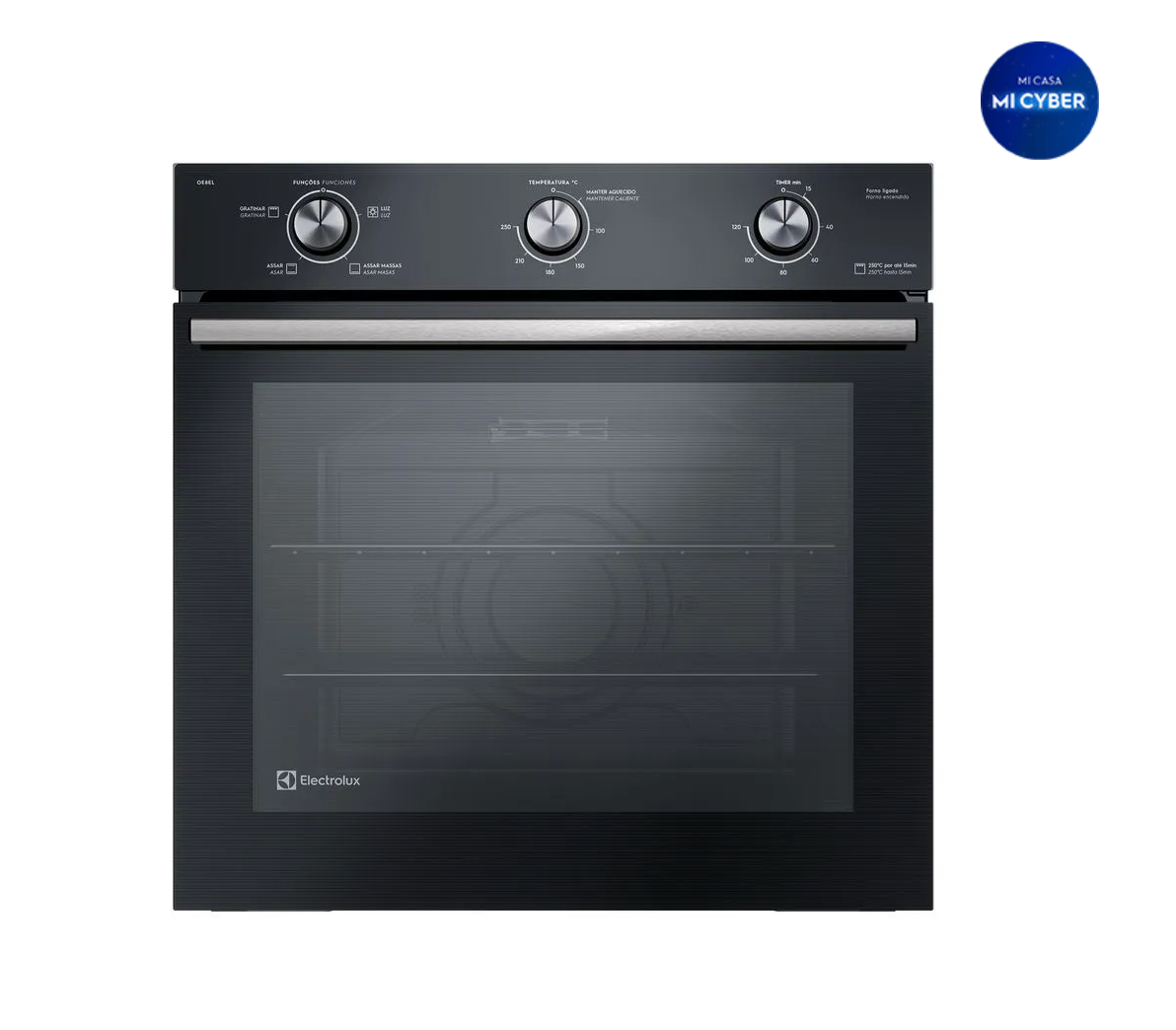 Horno Empotrable Eléctrico Electrolux 80L Efficient con PerfectCook OE8EL