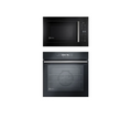 Kit Microondas Empotrable 32 Litros Negro (ME3BP) + Horno Empotrable Eléctrico 80 Litros con Convección, Food Sensor, Negro (OE8EF) Electrolux