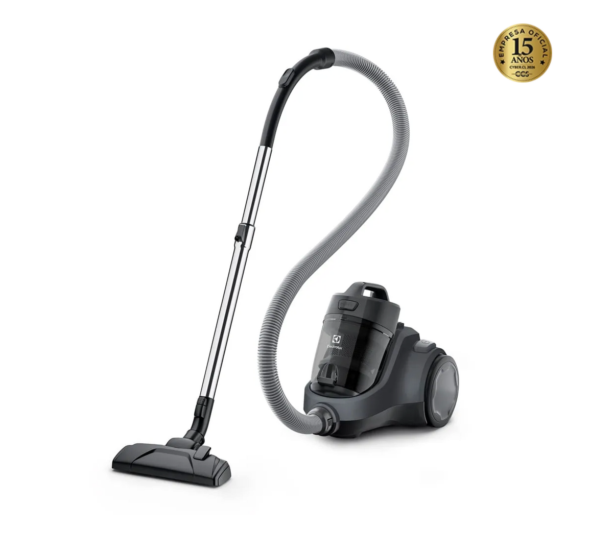 Aspiradora Sin Bolsa Electrolux Ciclónica 1600W con Filtro HEPA 1,8L Mystique Gris