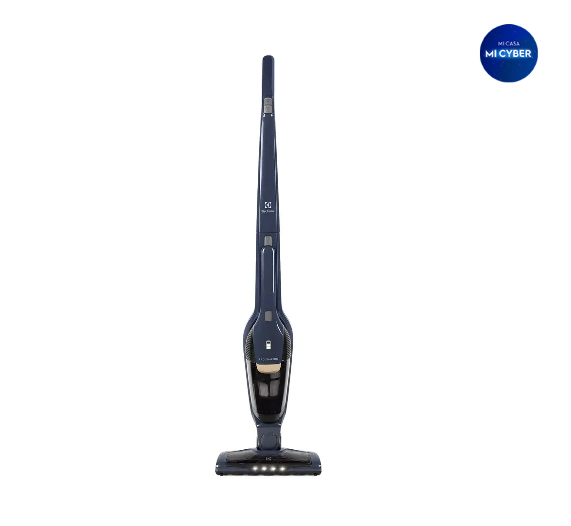 Aspiradora Vertical Inalámbrica Electrolux Ergorapido 2 en 1 Led frontal ERG25N Azul